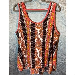 Tank top blouse with bow